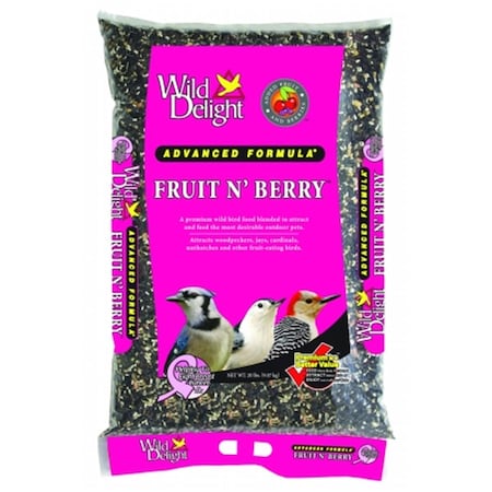 D&D Wild Delight Fruit & Berry Wild Bird Food 20 Pound 365200 D&37545